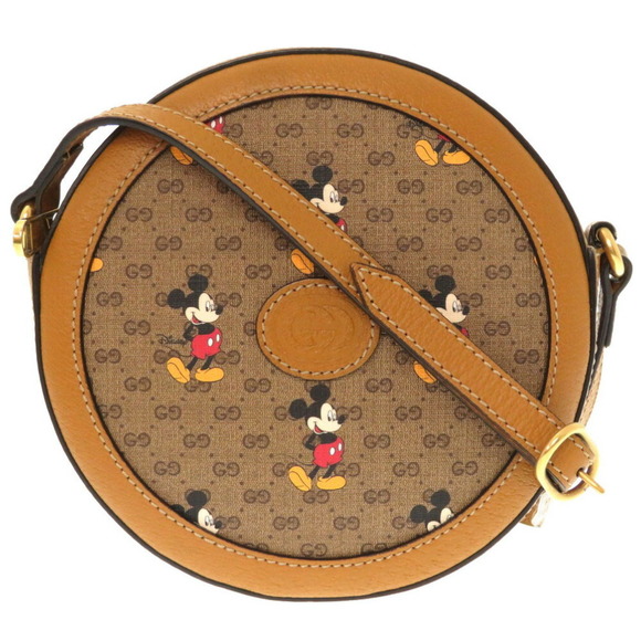 Gucci Handbags - GUCCI Disney GG Supreme 603938 Mickey Collaboration Shoulder Bag